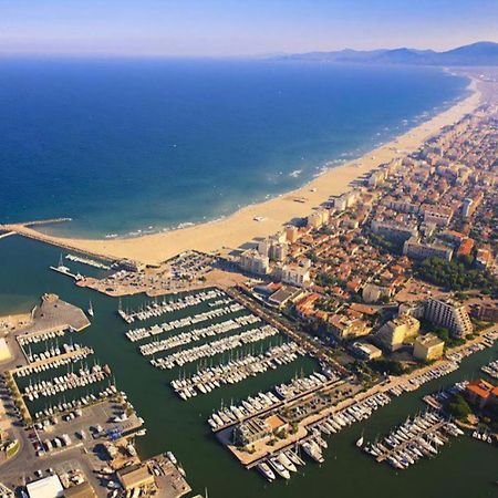 Studio Cozy En Bord De Plage Avec Vue Mer Et Wifi Canet-en-Roussillon Exteriér fotografie