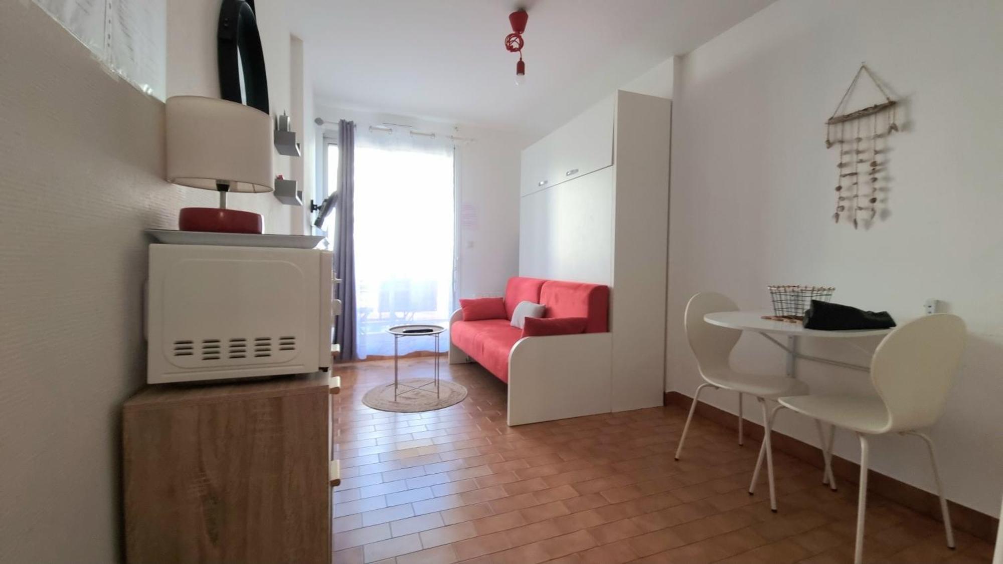 Studio Cozy En Bord De Plage Avec Vue Mer Et Wifi Canet-en-Roussillon Exteriér fotografie